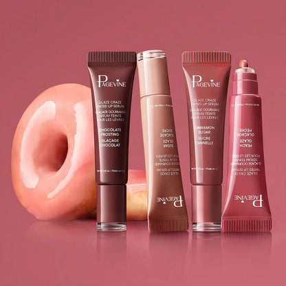 PageVine Glaze Craze Tinted Lip Serum 8Pc Set