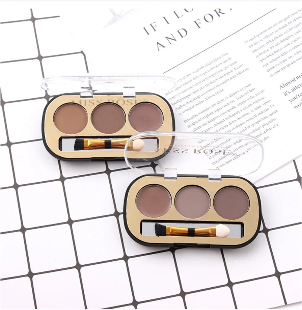 Miss Rose 3 Colors Eyebrow Powder