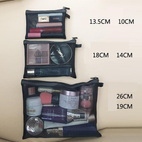 Multipurpose Cosmetic Pouch Organizer 3 Pcs Set
