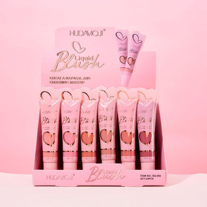 Hudamoji Create A Natural And Makeup Liquid Blush 6Pcs Set