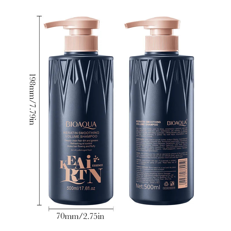 Bioaqua Keratin Smoothing Shampoo 500ml