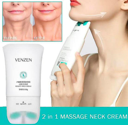 VEZE 2in1 Massage Neck Cream Roller 110g