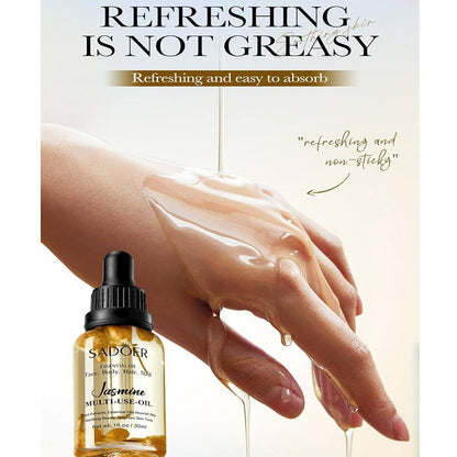 Sadoer Face, Body, Hair, Nail Multi Use Jasmine Oil 55ml