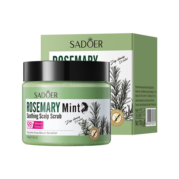 Sadoer Rosemary Mint Soothing Scalp Scrub 100g