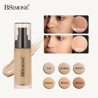 BSIMONE Full Coverage Skin Foundation Oil Control