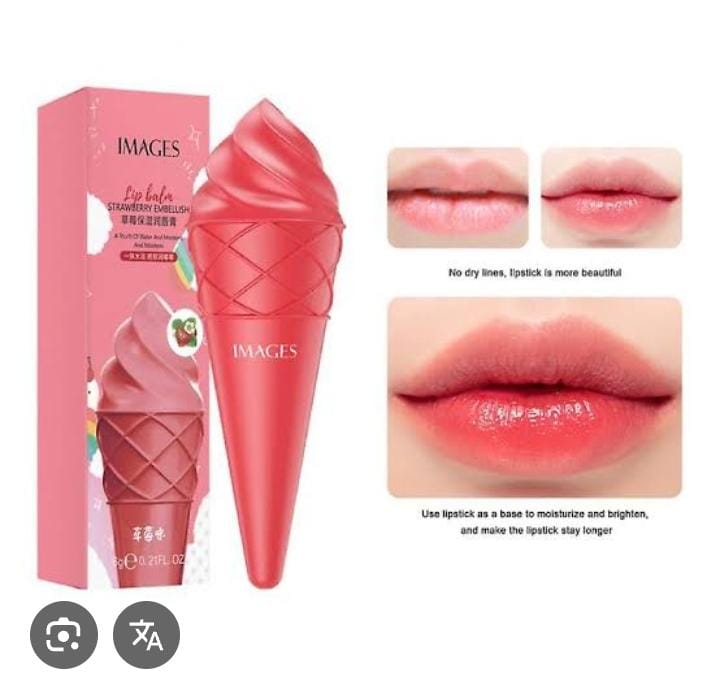 Images New Colorful Cute Ice Cream Honey Lip Balm