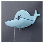 Little Whale Shapes Soap Dish Wall Mounted