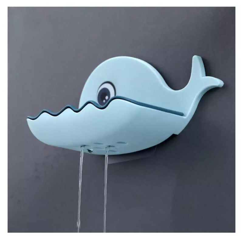 Little Whale Shapes Soap Dish Wall Mounted