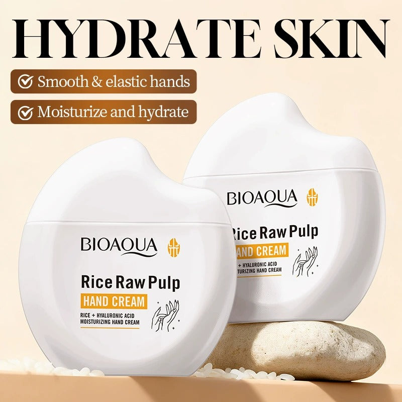 Bioaqua Rice Raw Pulp Hand Cream 60g