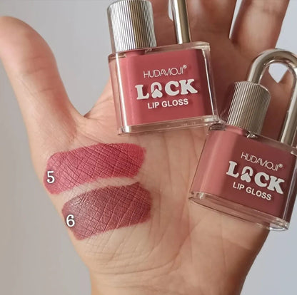 Hudamoji 6pcs Lock Lip Gloss