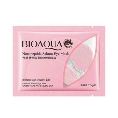 BIOAQUA Hydrogel Eye Patch Nonapeptide Sakura Eye Mask Pack Of 3
