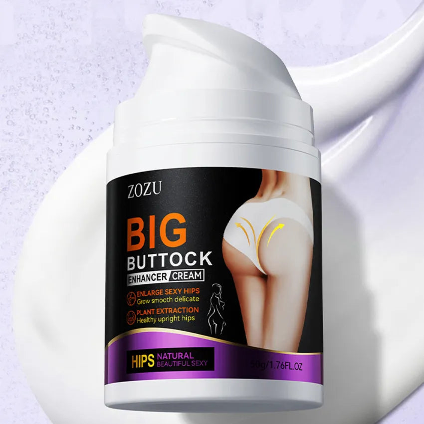 ZOZU Effective Butt Enlarger Cream Bigger Firmer Tighter Buttocks Hip Firming Cream 50g