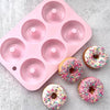 Silicone Reusable Simple Donut Baking DIY Mold Chocolate Biscuit Cake Mold