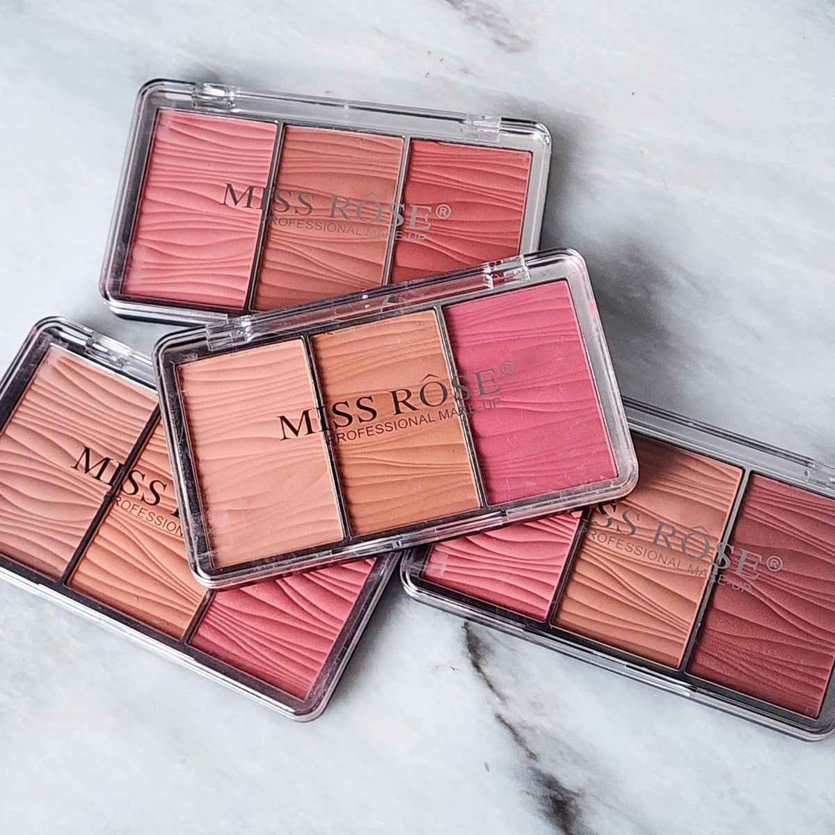Miss Rose Triple Glow Blush Palette