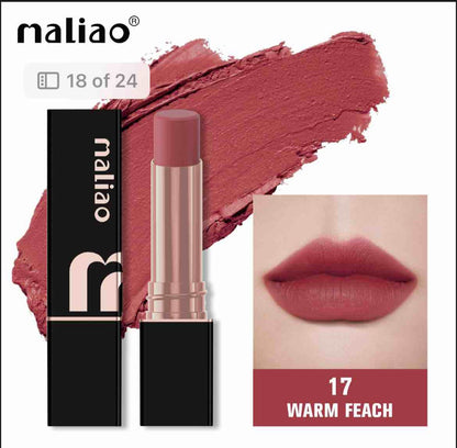 Maliao Super Non Transfer Lipstick Long Lasting Matte Finish Smudge-Proof Formula