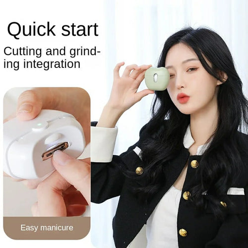 Multifunctional Portable Rechargeable Automatic Electric Nail Clipper Grinding and Polishing Manicure Tool