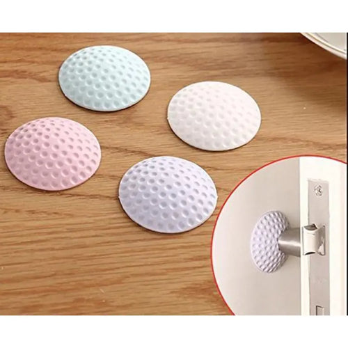 Self-Adhesive Door Handle Bumper Guard Stopper Door Lock Protective Pad 10Pcs Set