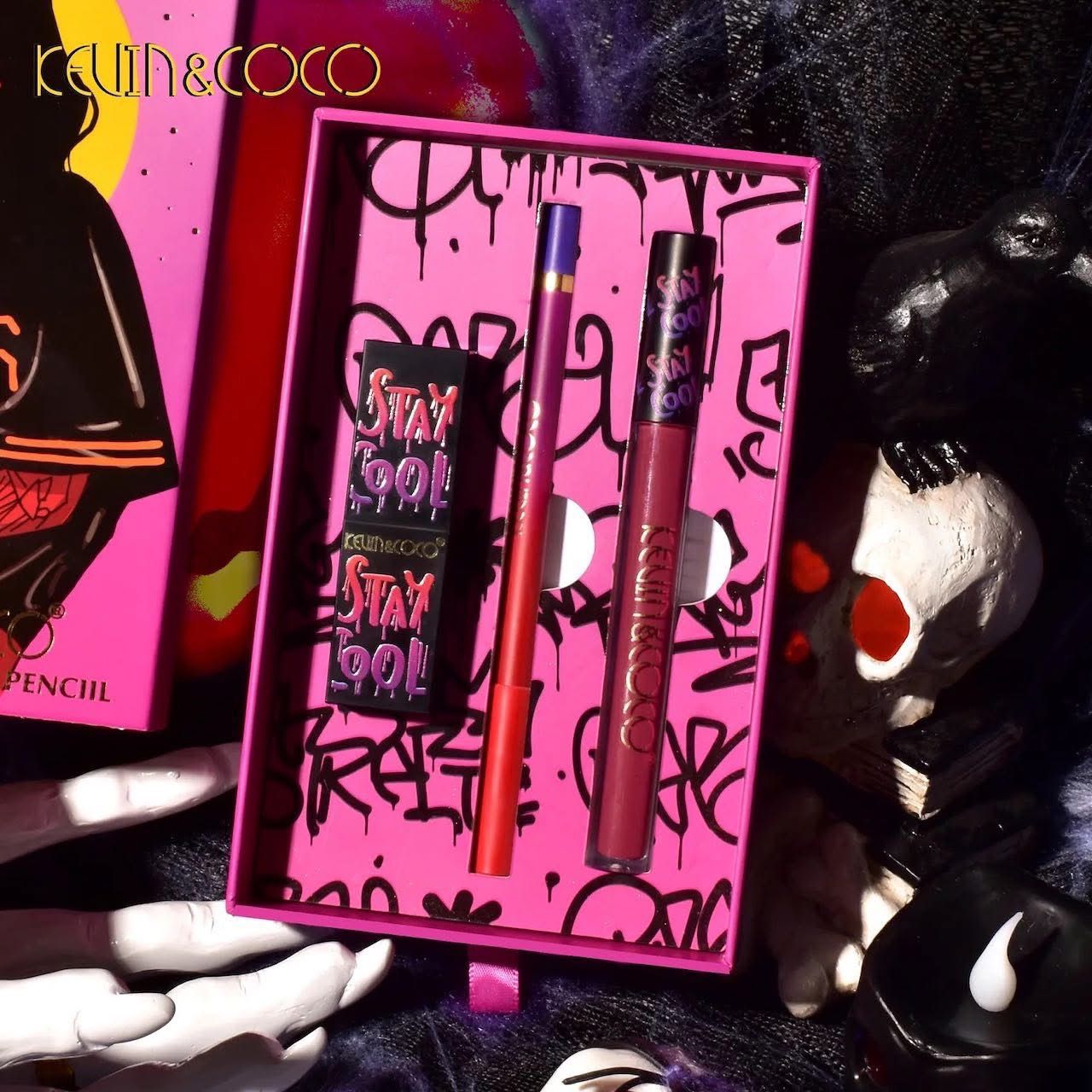 Kevin & Coco Lip Gloss & Lip Pencil Set