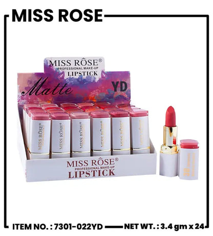 Miss Rose Set of 6 Matte Waterproof Lipsticks