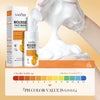 SADOER Orange Fruit VC Mousse Face Wash Amino Acid Deep Clean Pores Moisturizing Foam Cleanser 120ml