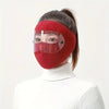 Fleece-Lined Breathable Full Face Mask Windproof Coldproof Full Face Cover Shield Mask