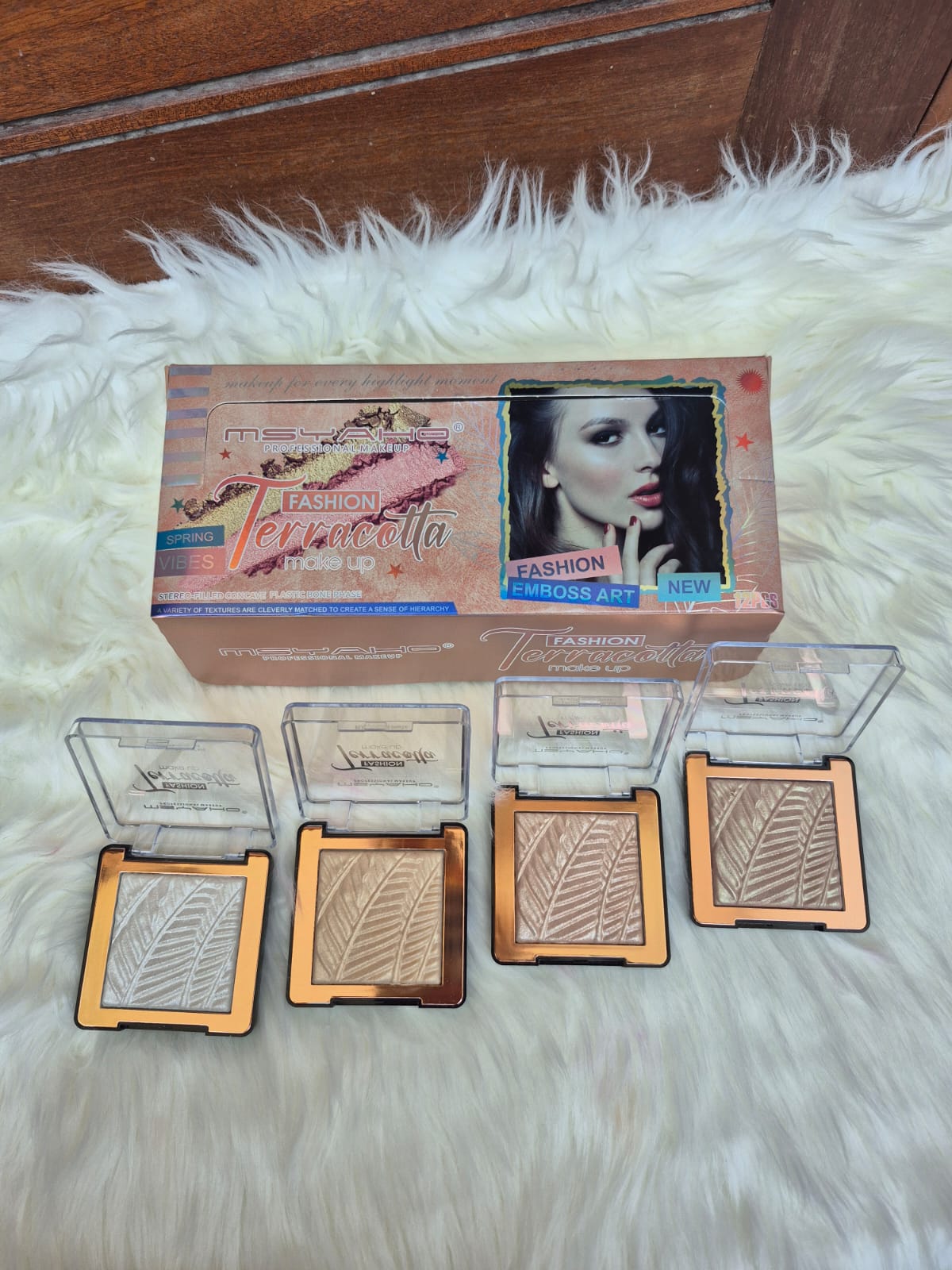 Msyaho Terracotta Highly Pigmented Highlighter Pack Of 4Pcs