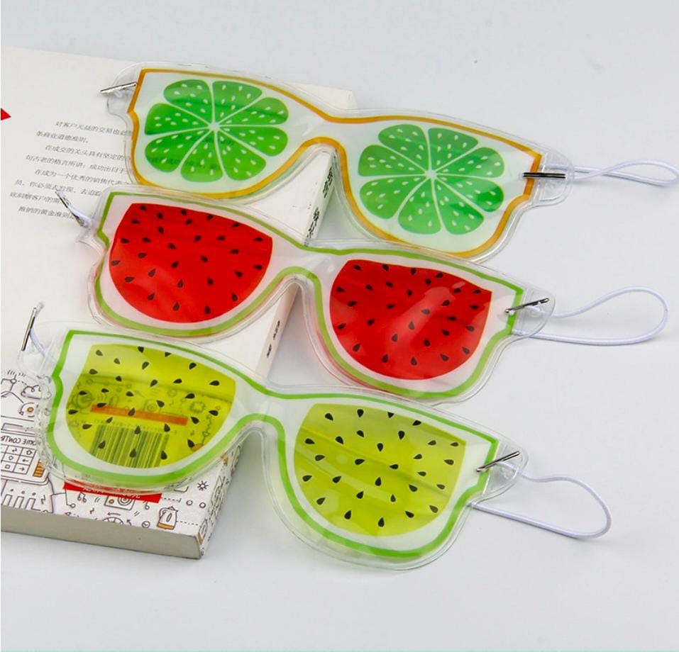 Gel Eye Mask Fruit Cooling Mask Sleep Eye Protection