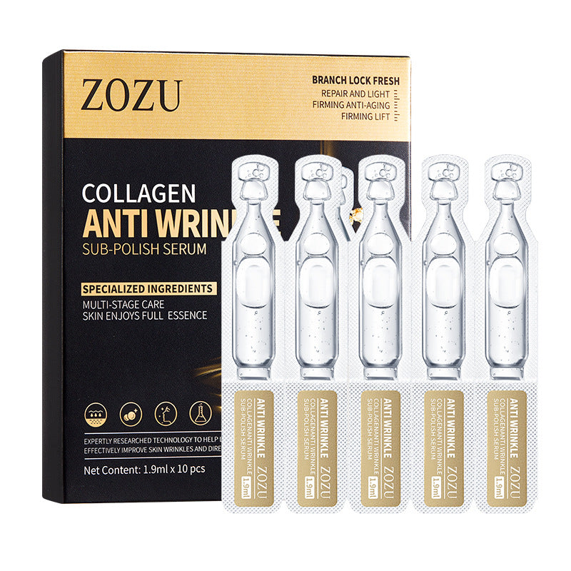 ZOZU Anti Wrinkle Whitening Freckle Antiaging Essence Ampoules 1.9ml Pack Of 10Pcs