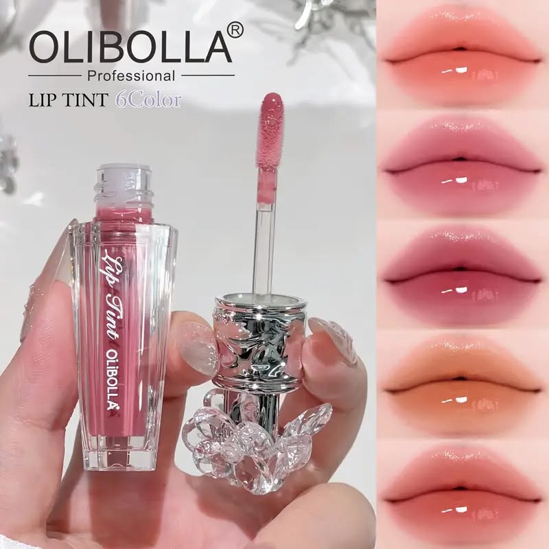 OLiBOLLA Crystal Charm Lip Tint – Pack of 6