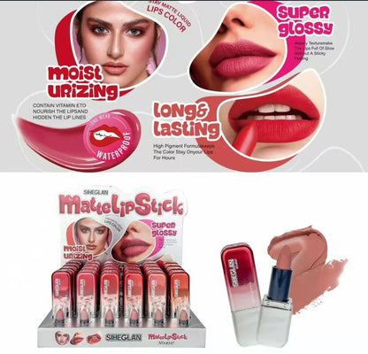 Siheglan Matte Lip Stick Long Lasting Super Pigmented