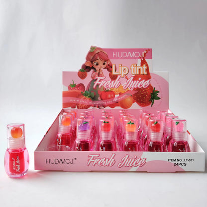 Hudamoji Fresh Juice Fruit Lip Tint Set 6pcs