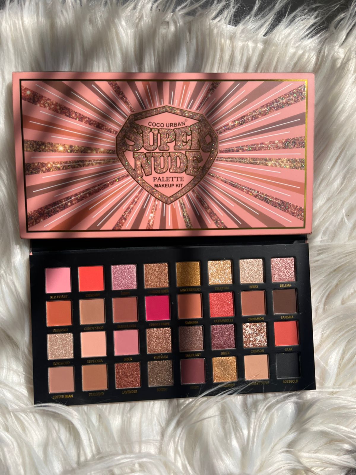 Coco Urban Super Nude 32 Color Eyeshadow Palette