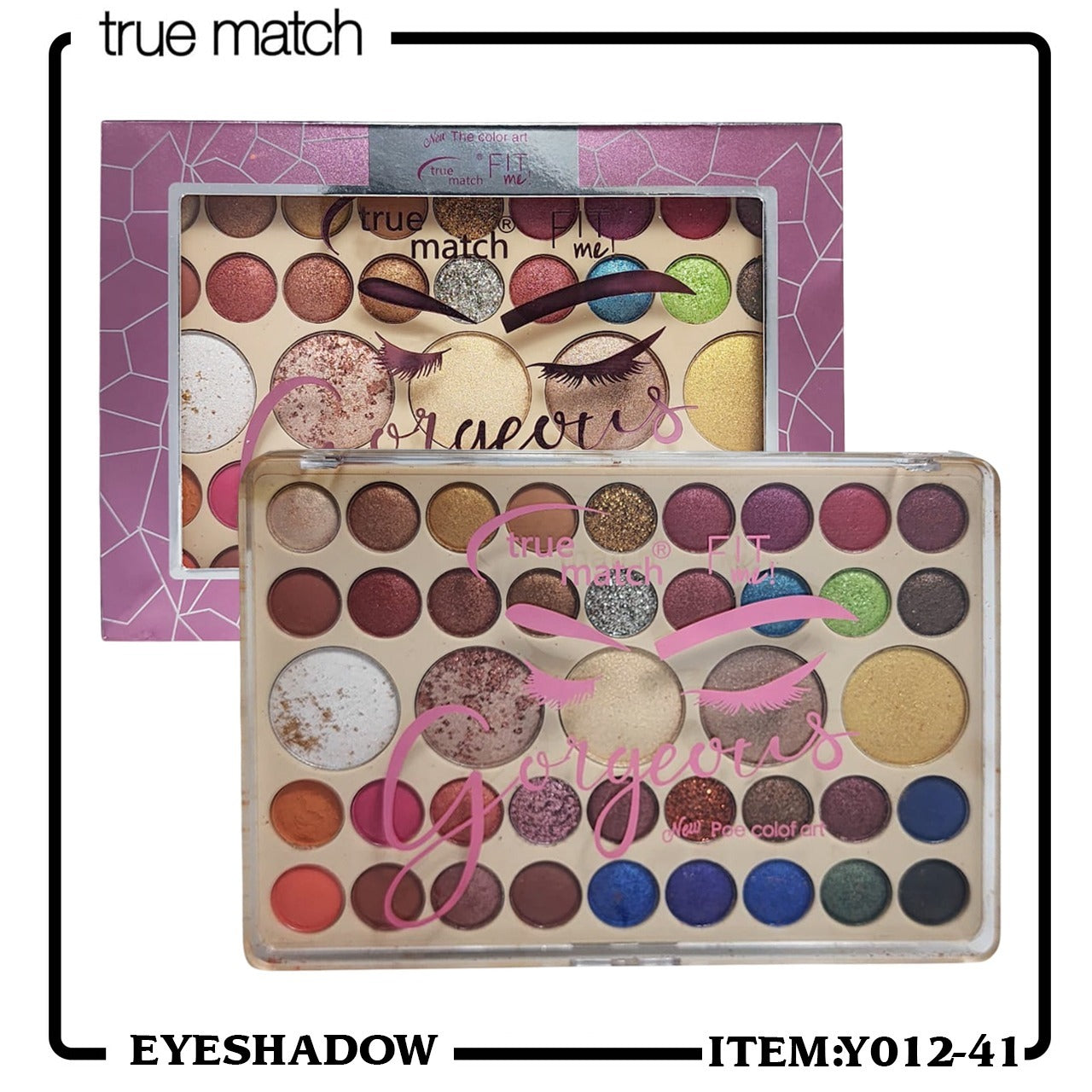True Match Fit Me 41 Color Gorgeous Eyeshadow Kit