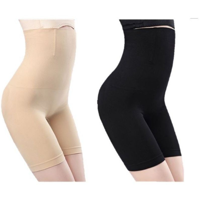 High Waist Breathable Butt Lifter Belly and Hip Control Body Shaper Slimming Panty Tummy Control Standard (Size Small to Medium)