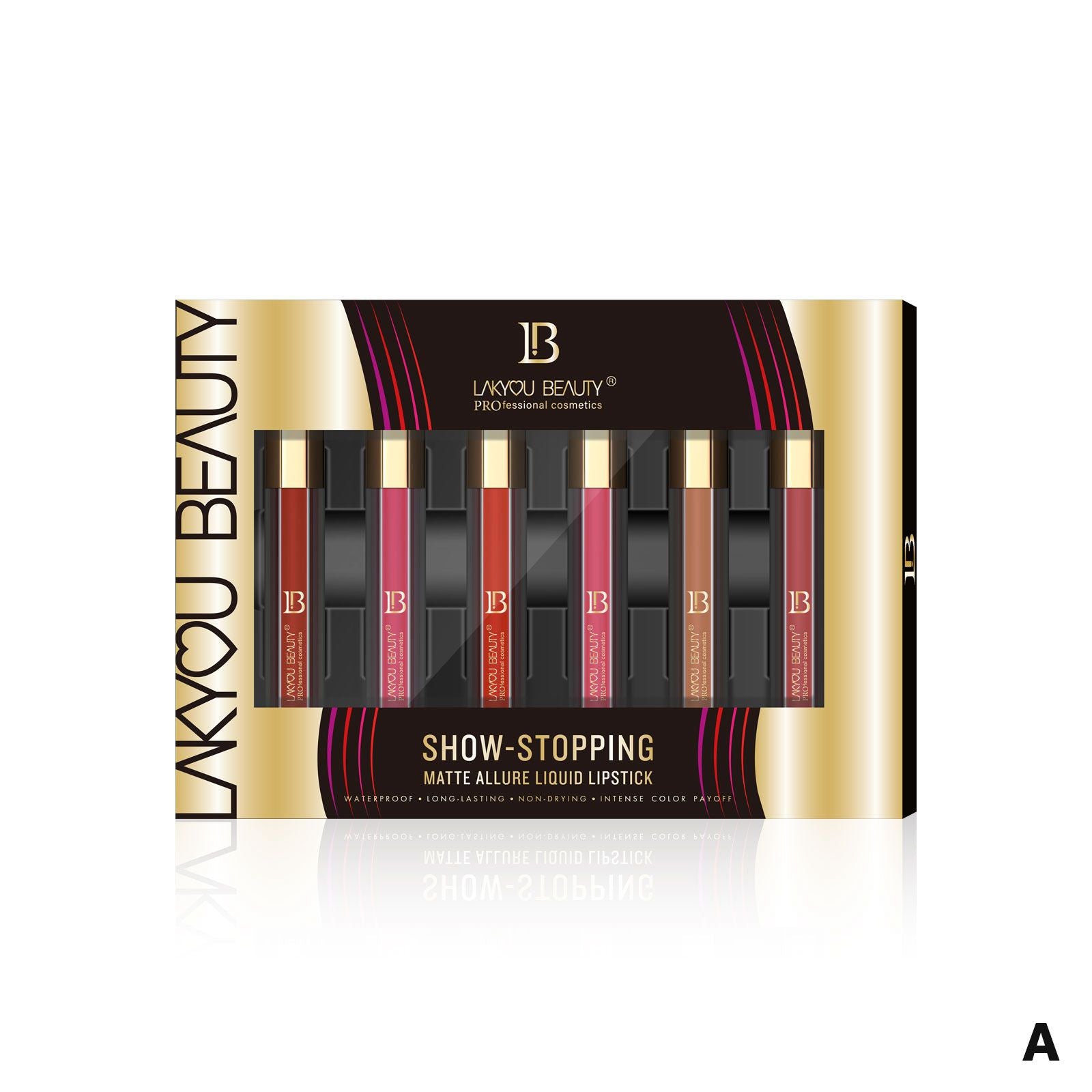 Lakyou Beauty Matte Allure Liquid Lipstick Pack Of 6Pcs