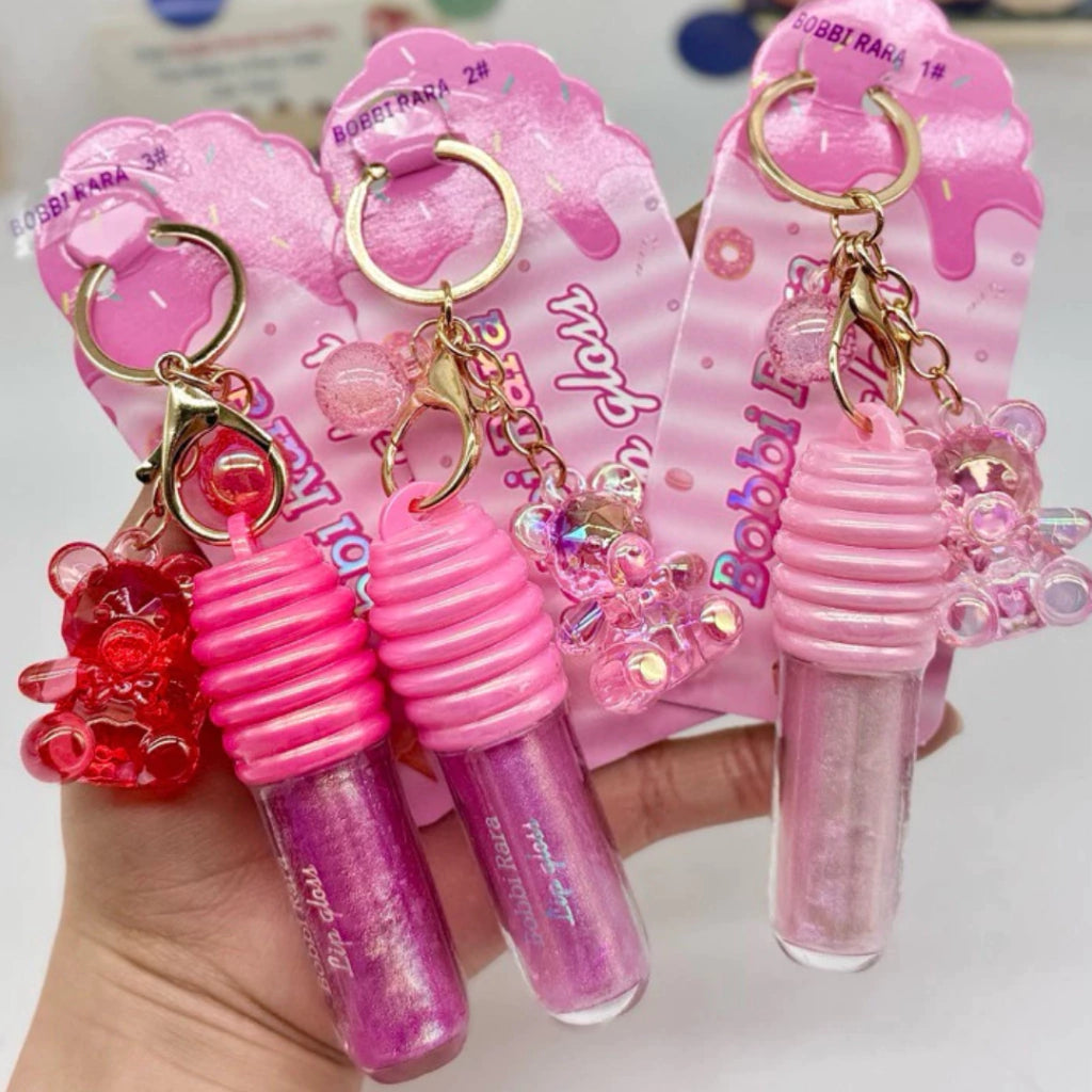 Lucky Model New Key Chain Lipgloss