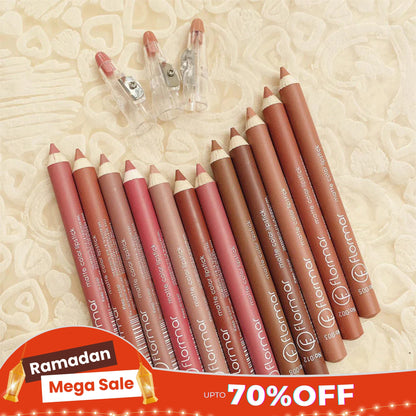FLORMAR MATTE LIPSTICK PENCIL (Pack of 12pcs)
