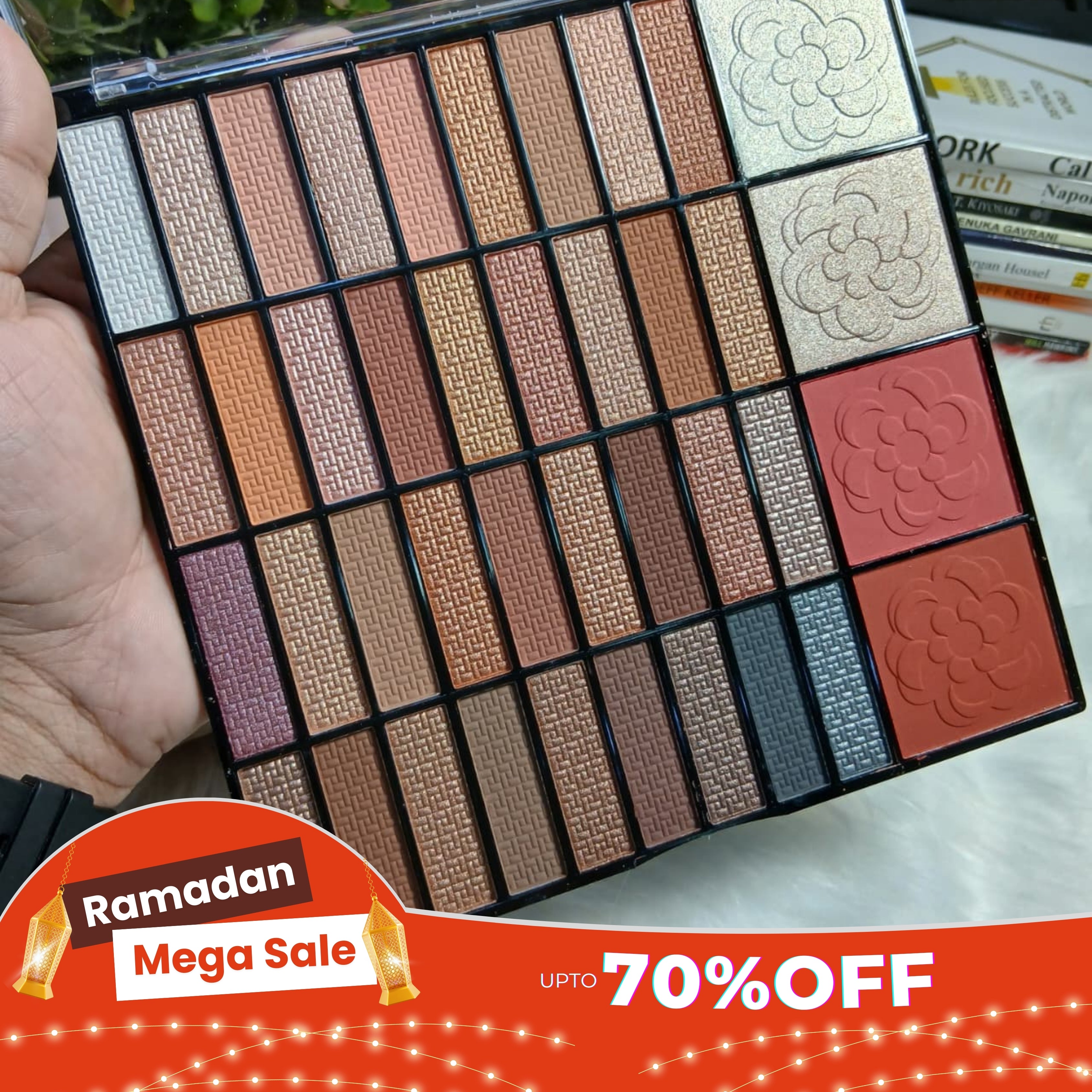 Mocallure Pro Artistic All-in-One Masterpiece Eye Shadow & Blush Palette