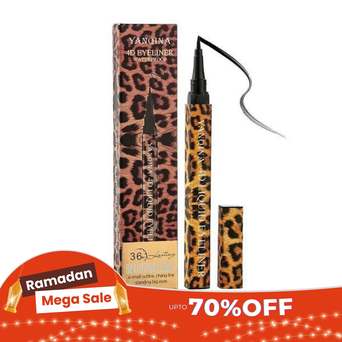 Yanqina Cheetah 4D Waterproof Marker Eyeliner