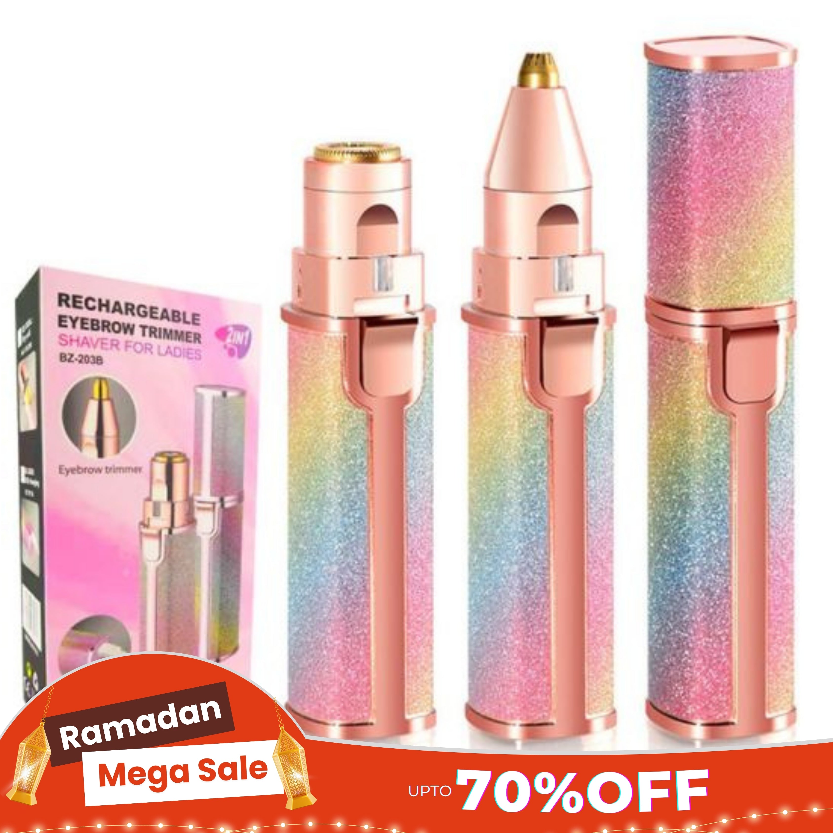 2in1 Electric Rechargeable Hair Remover Trimmer For Women