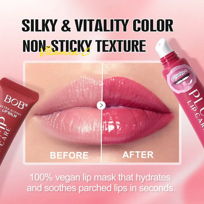 BOB Ultra-Glossy Lip Balm  Vitamin E Infused Lip Gloss Pack of 4