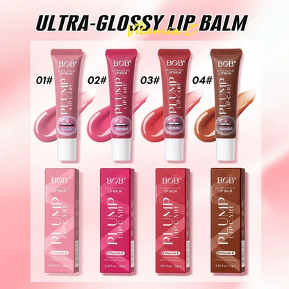 BOB Ultra-Glossy Lip Balm  Vitamin E Infused Lip Gloss Pack of 4