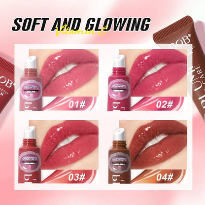 BOB Ultra-Glossy Lip Balm  Vitamin E Infused Lip Gloss Pack of 4