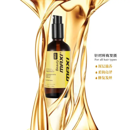 Maxi Beauty Gold Treatment Hair Oil 100ml