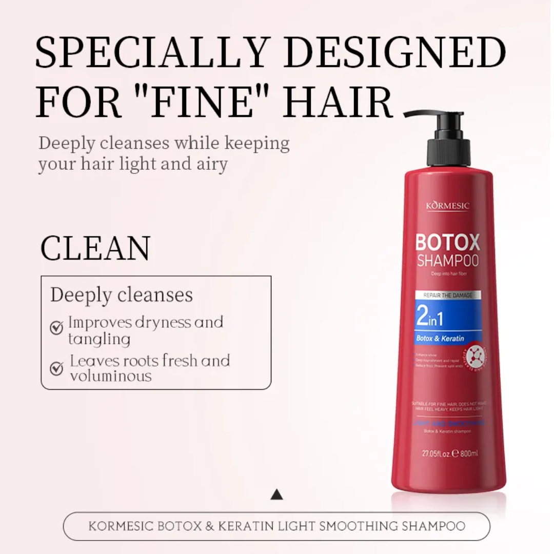 Kormesic 2in1 Botox & Keratin Hair Shampoo 800ml