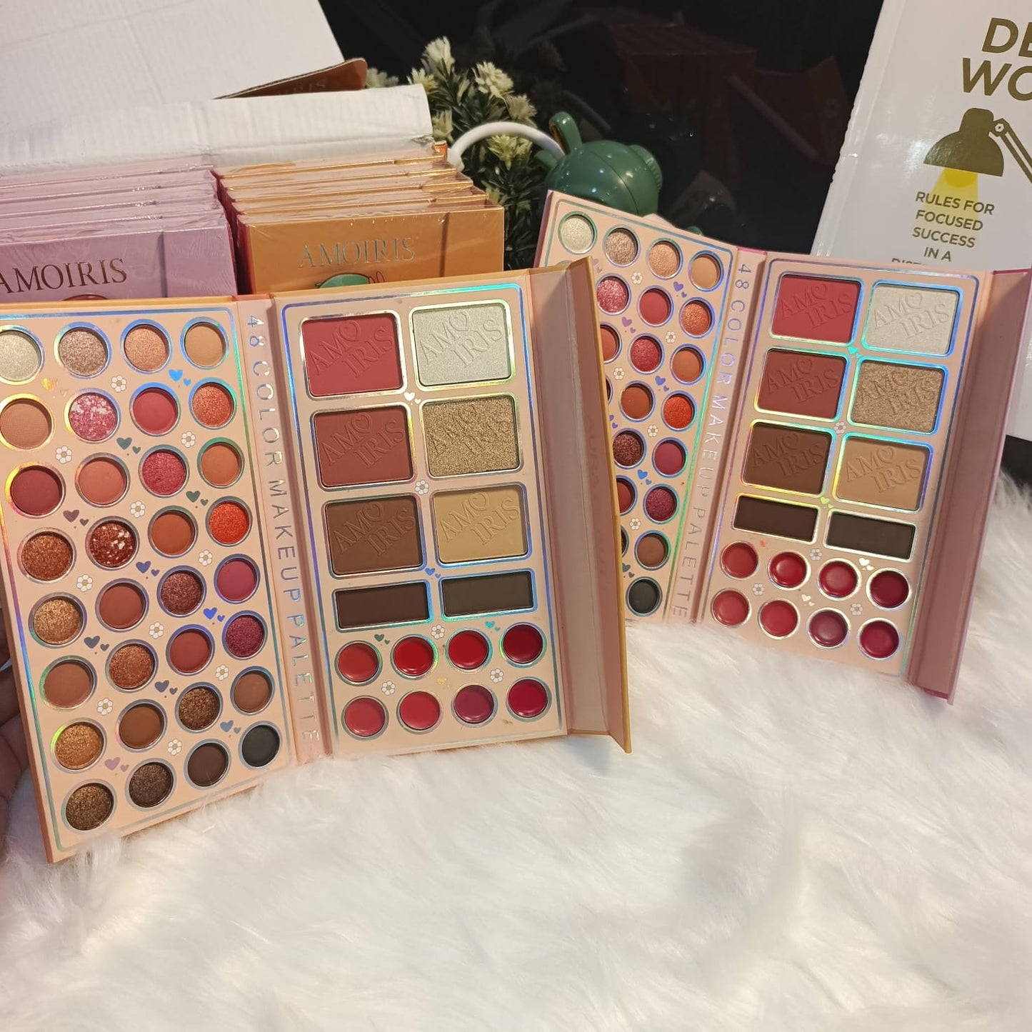 Aura Beauty 48 Color All in One EyeShadow Book Palette