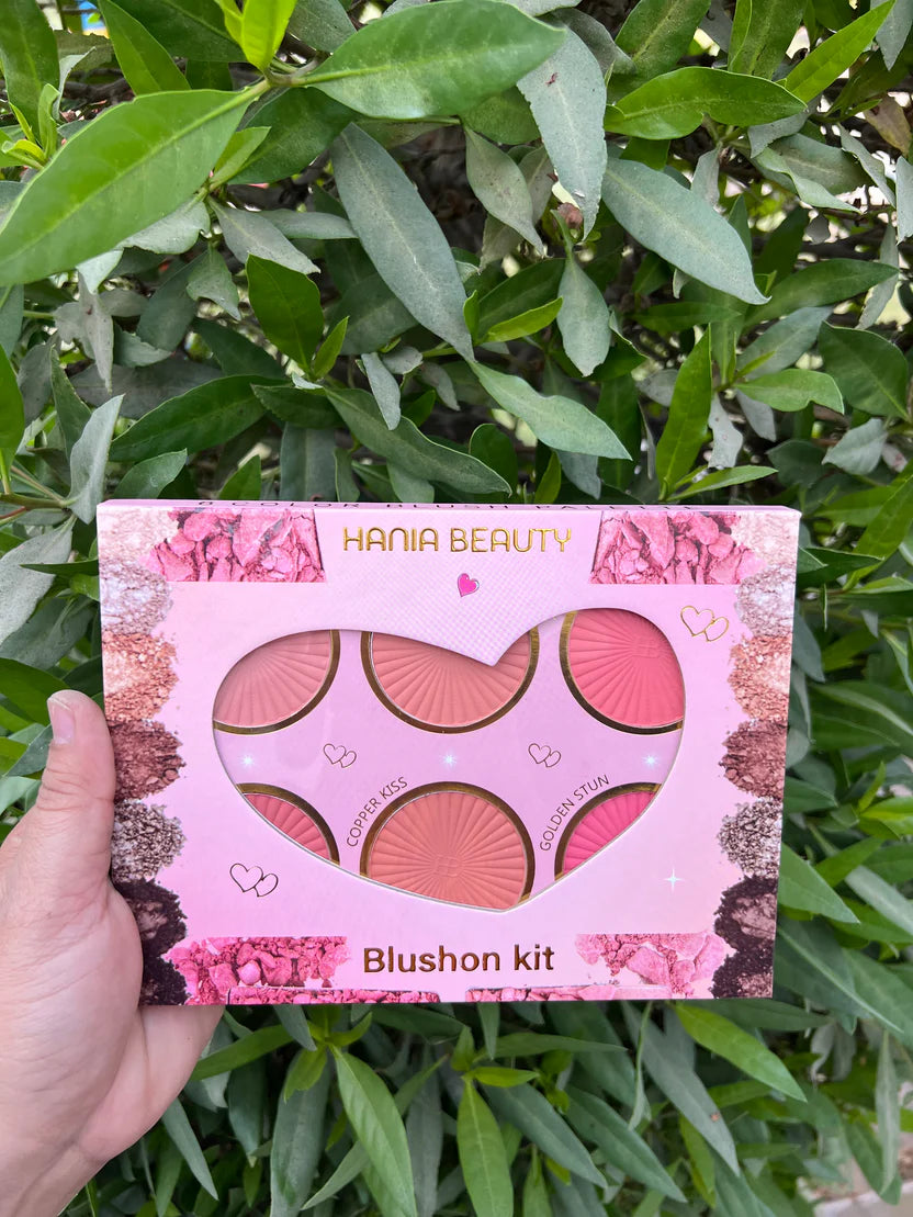Hania Beauty 6 Color Blushon Kit