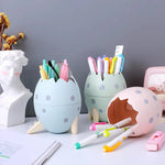 Cute Dinosaur Egg Detachable Pen Holder