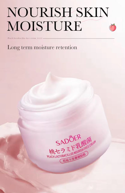 Sadoer Honey Peach Lactobacillus Hydrate Face Cream