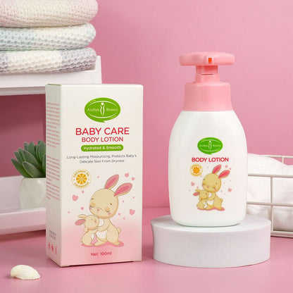 Aichun Beauty Natural Baby Moisturizing Lotion Face & Body Cream (New) Hydrating Smoothing Babies Face Body Skin Care Lotion